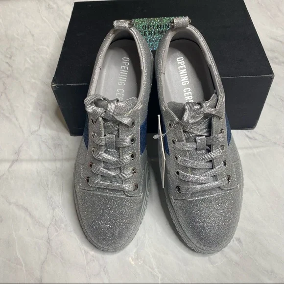 Opening Ceremony Silver Glitter La Cienega Sneakers